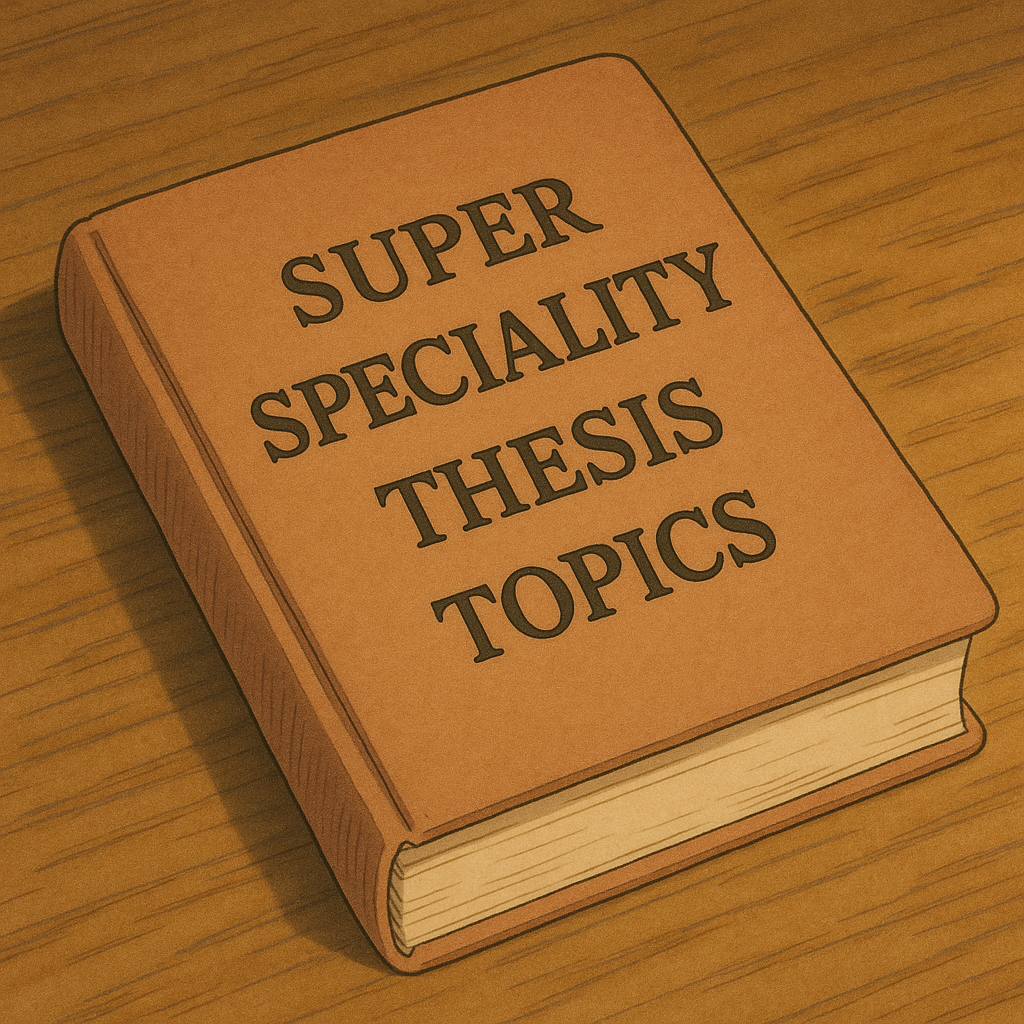 Super Speciality Thesis Topics