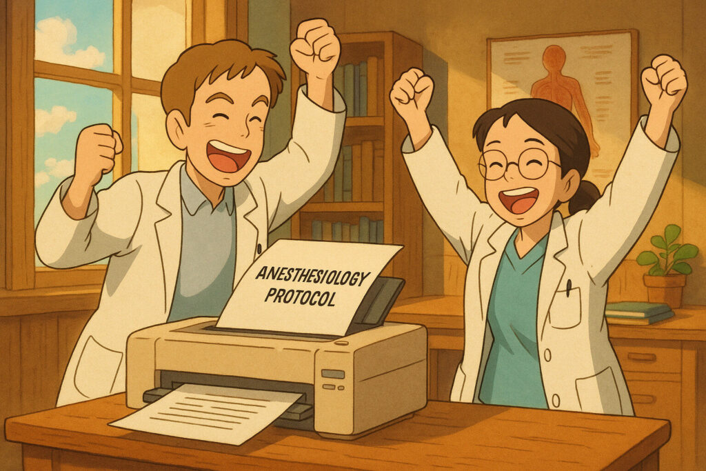 Anesthesia protocol