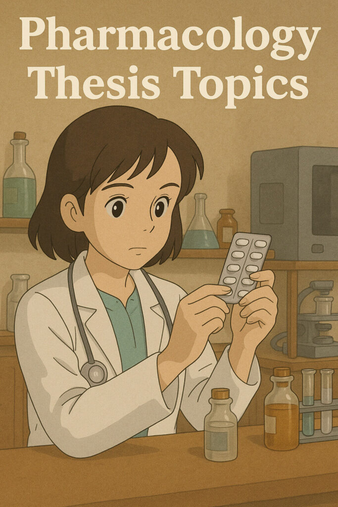 pharmacology thesis topics