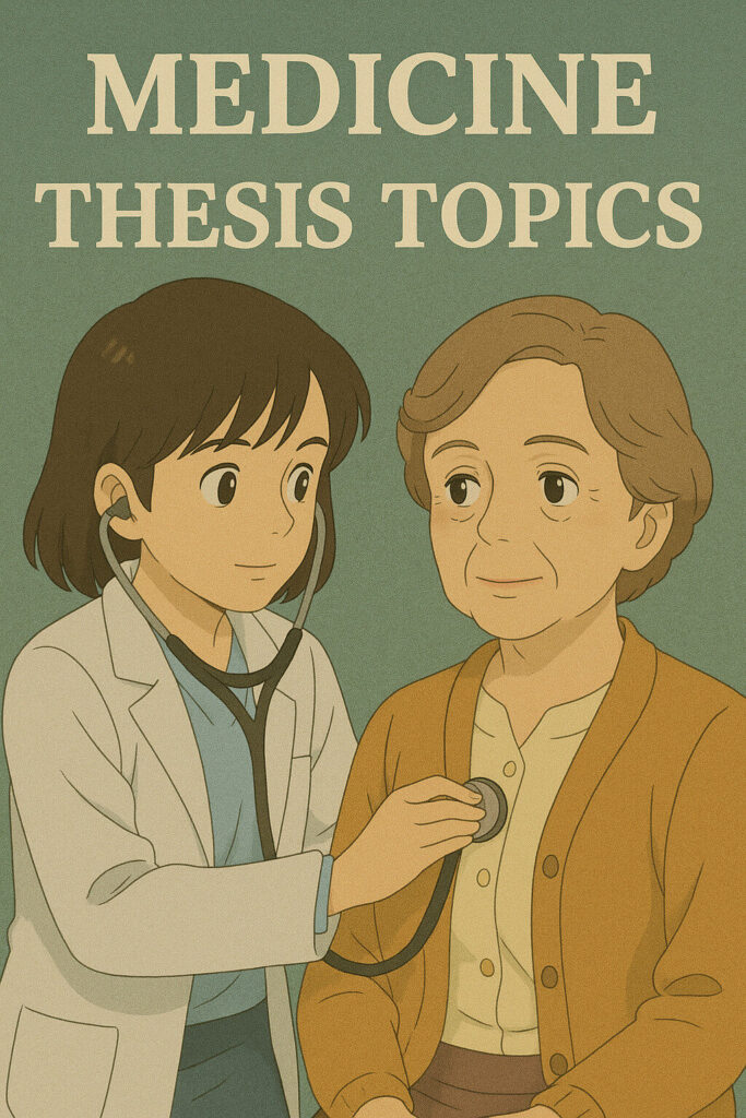 Medicine Thesis Topics