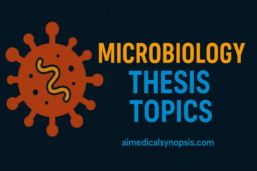 Microbiology Thesis Topics