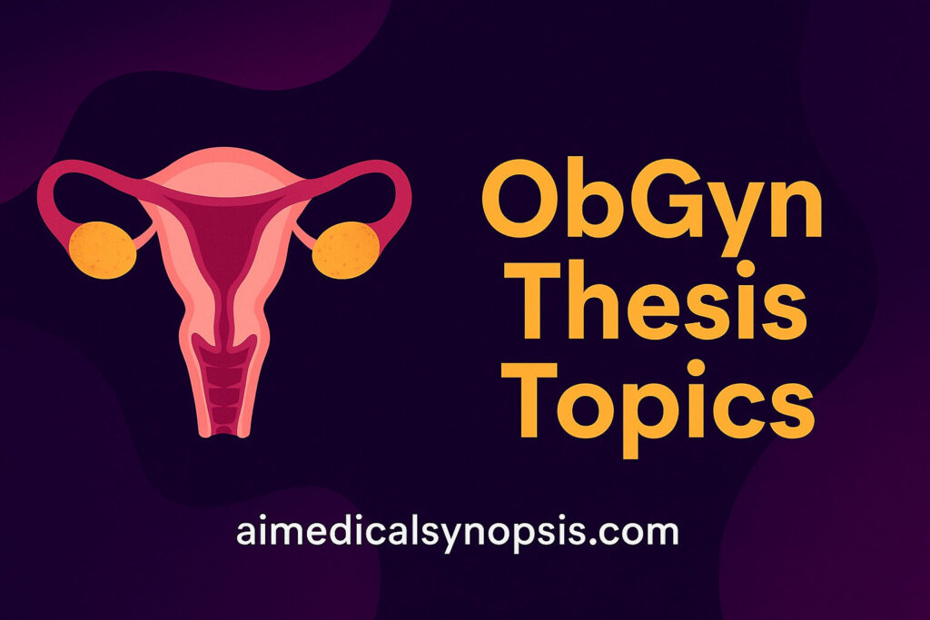 obgy thesis topics