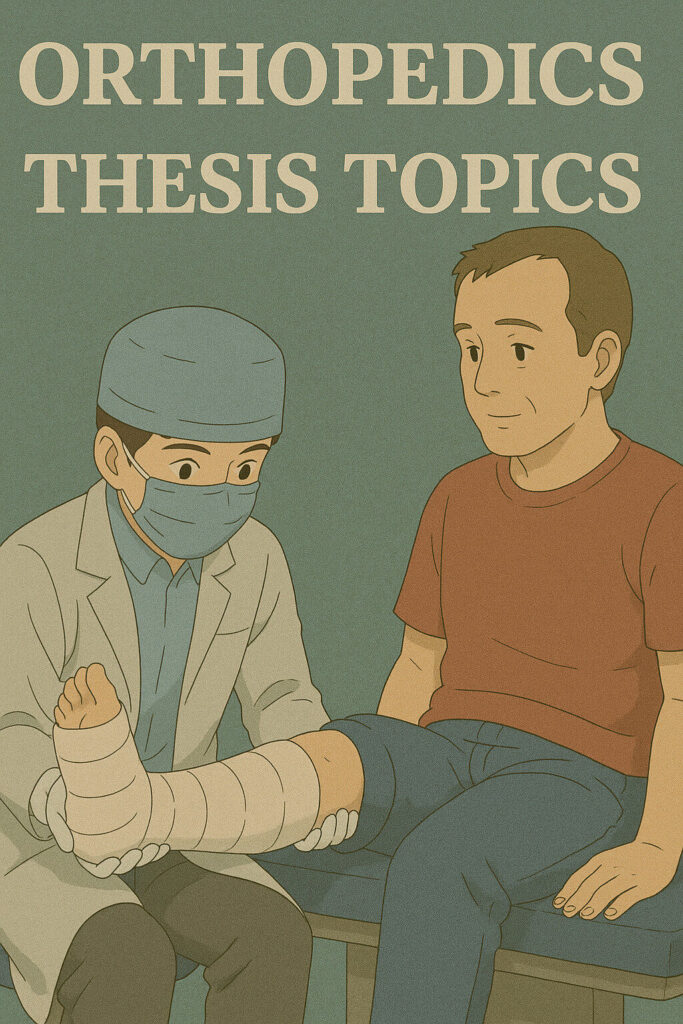 Orthopedics thesis topics