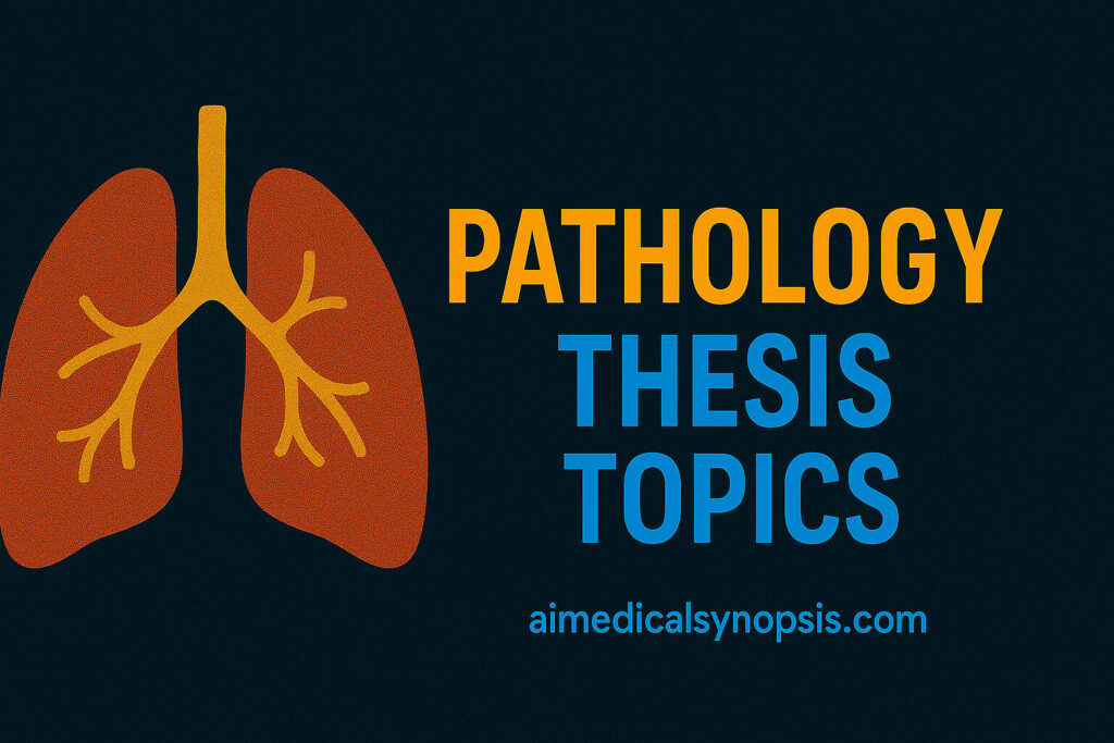 Pathology Thesis Topics