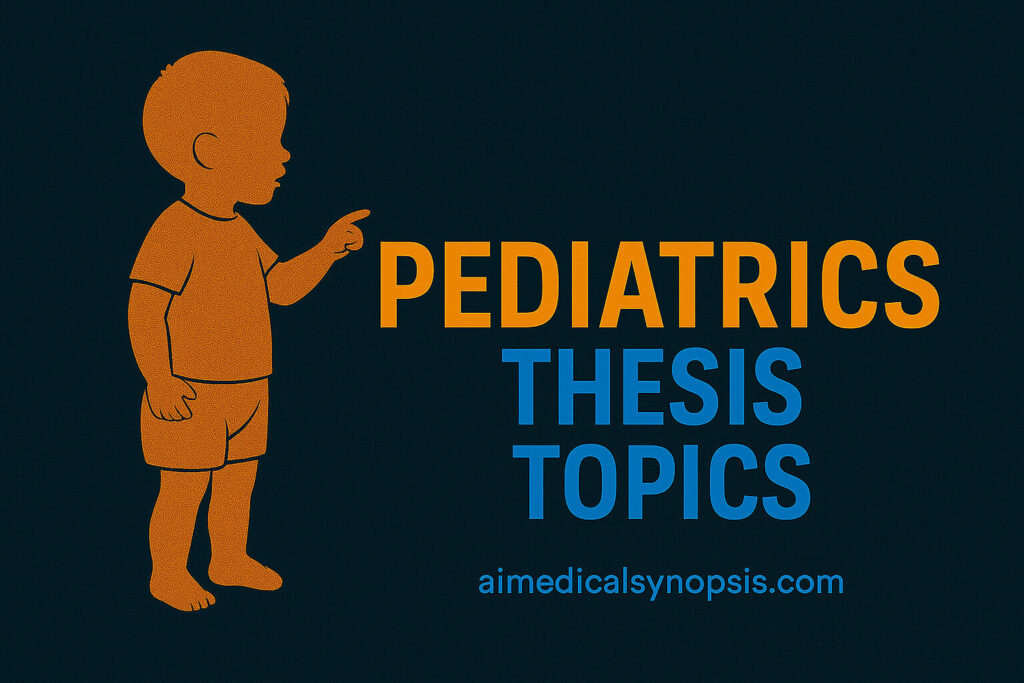 Pediatric Thesis Topics