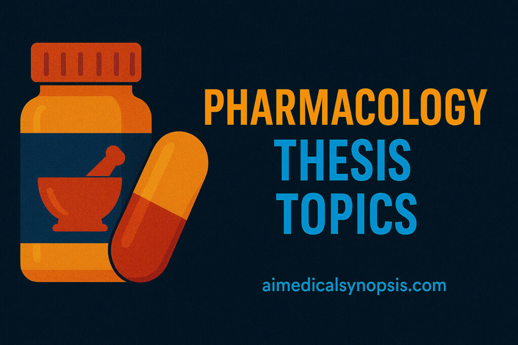 Pharmacology Thesis Topics