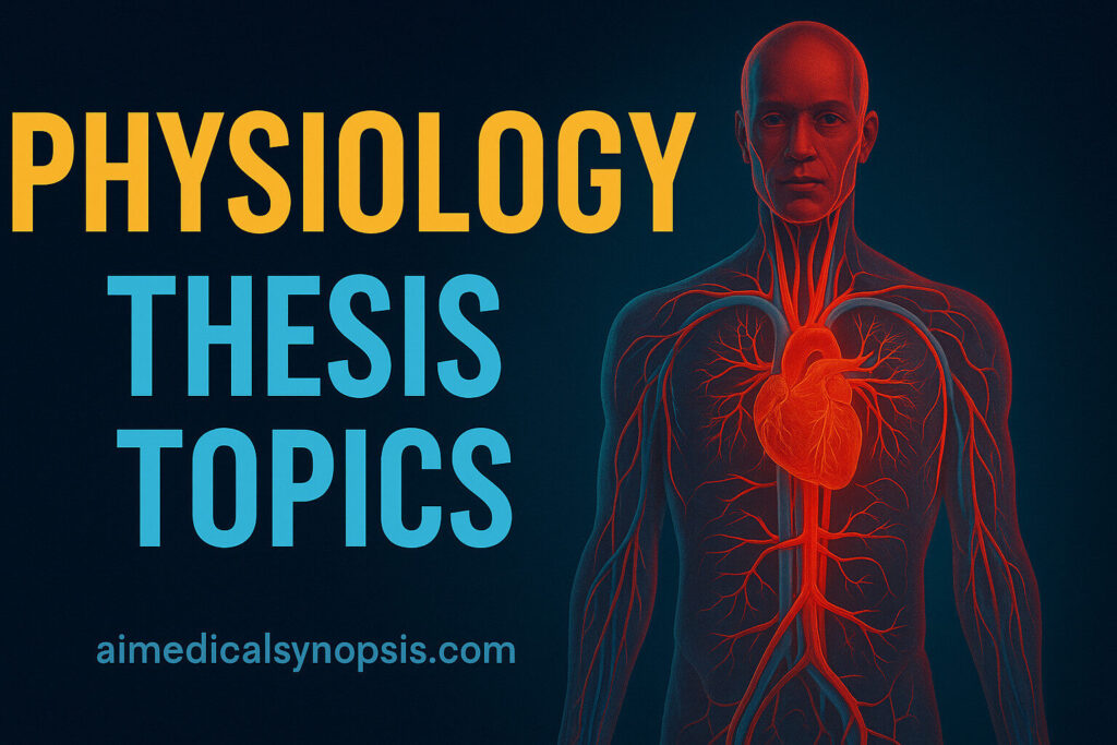 Physiology thesis topics