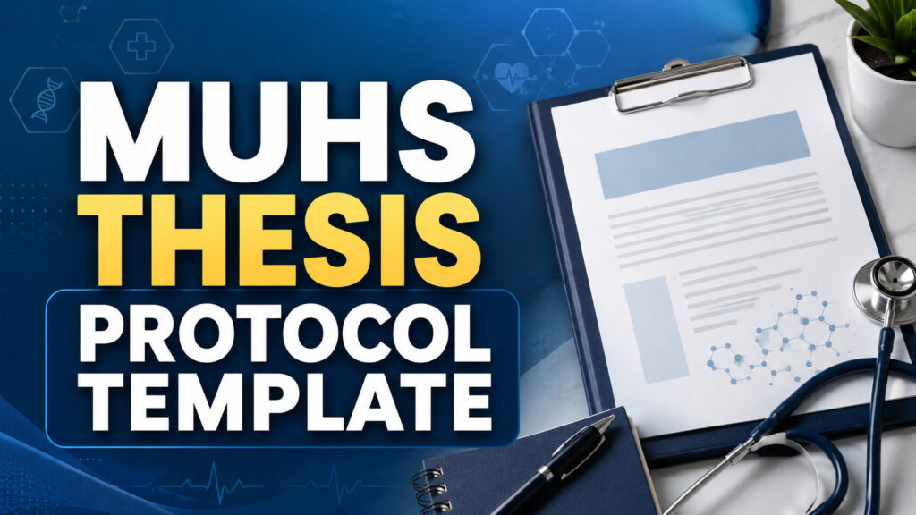 MUHS THESIS PROTOCOL